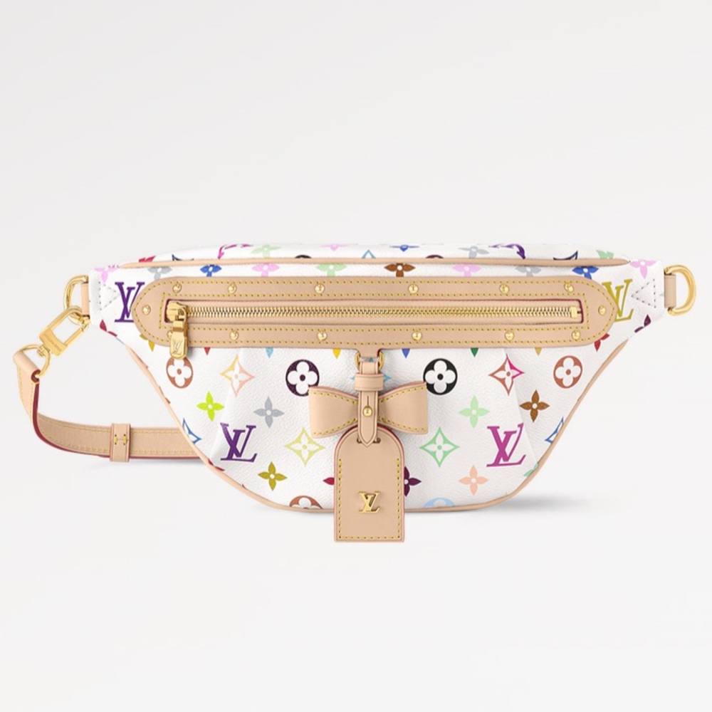Louis Vuitton x Takashi Murakami High Rise Bumbag – White Multicolore